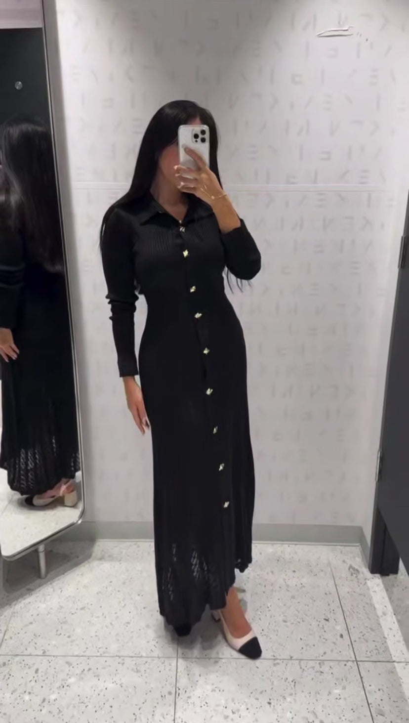 Knitwear Patterned Dress