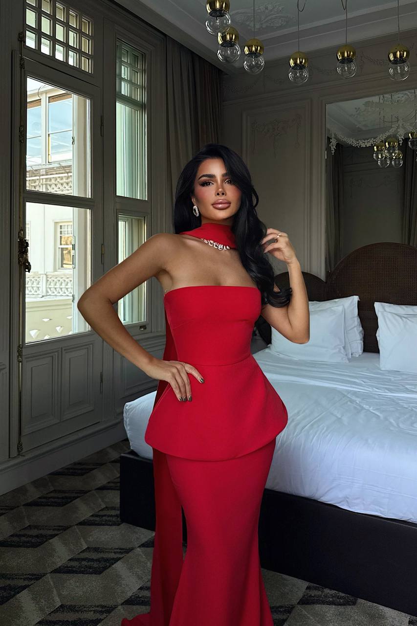 Benedita Long Scarf Dress