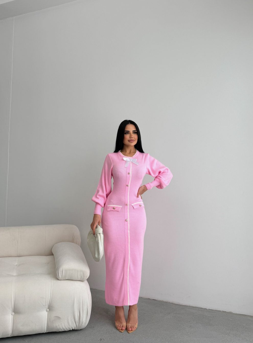 Robe en maille