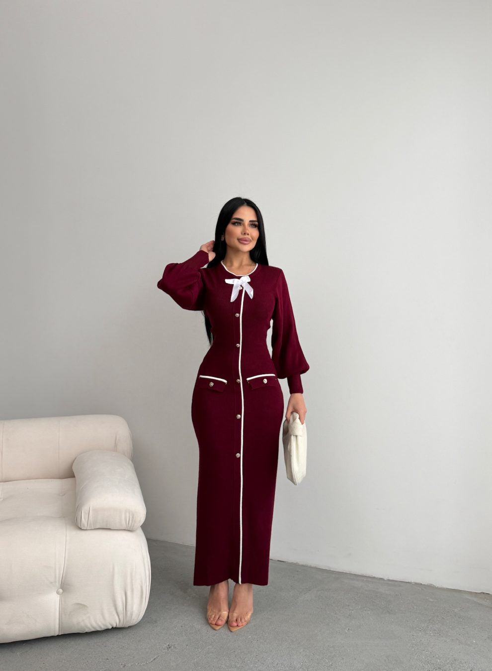 Robe en maille