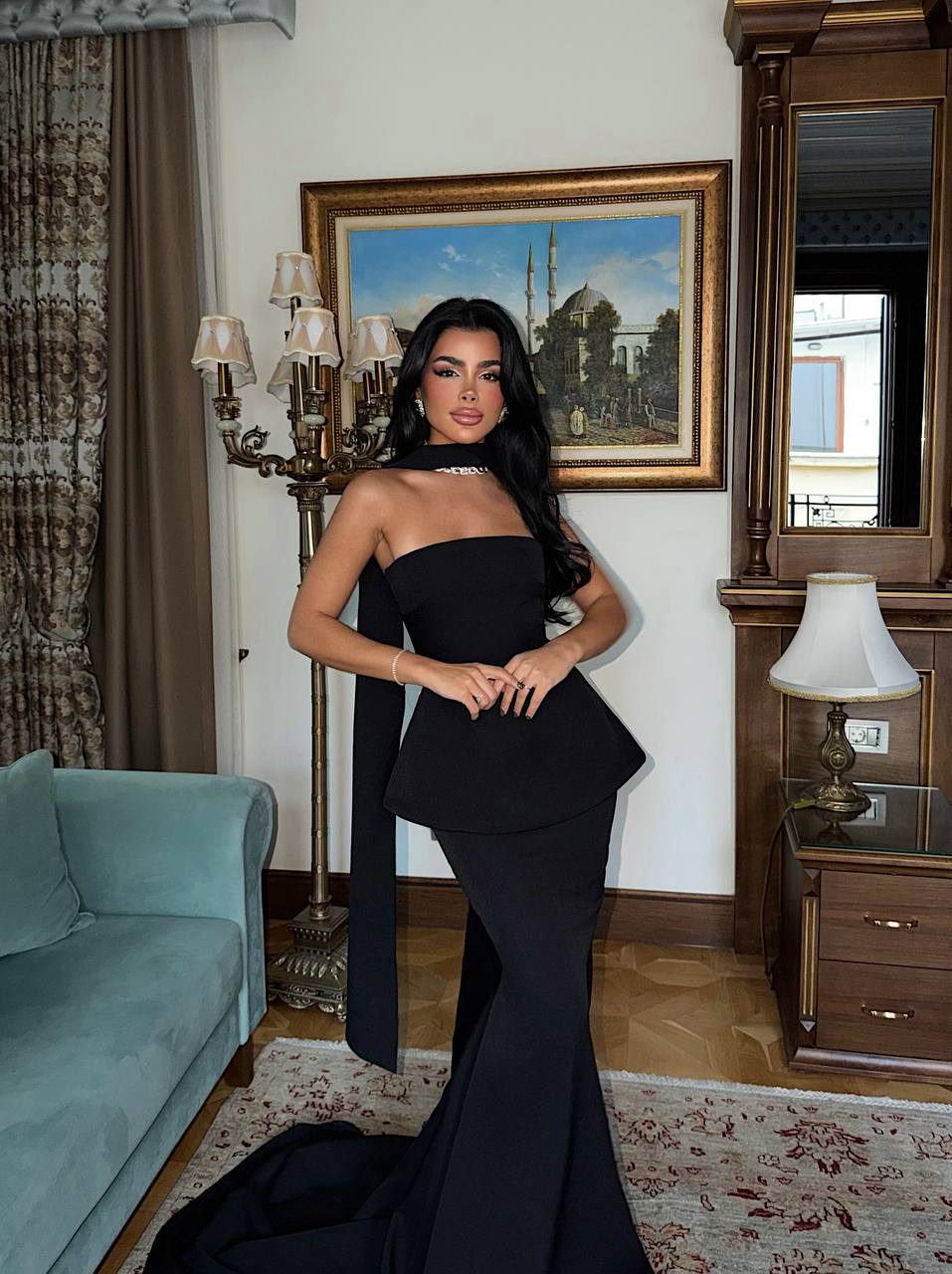 Benedita Long Scarf Dress