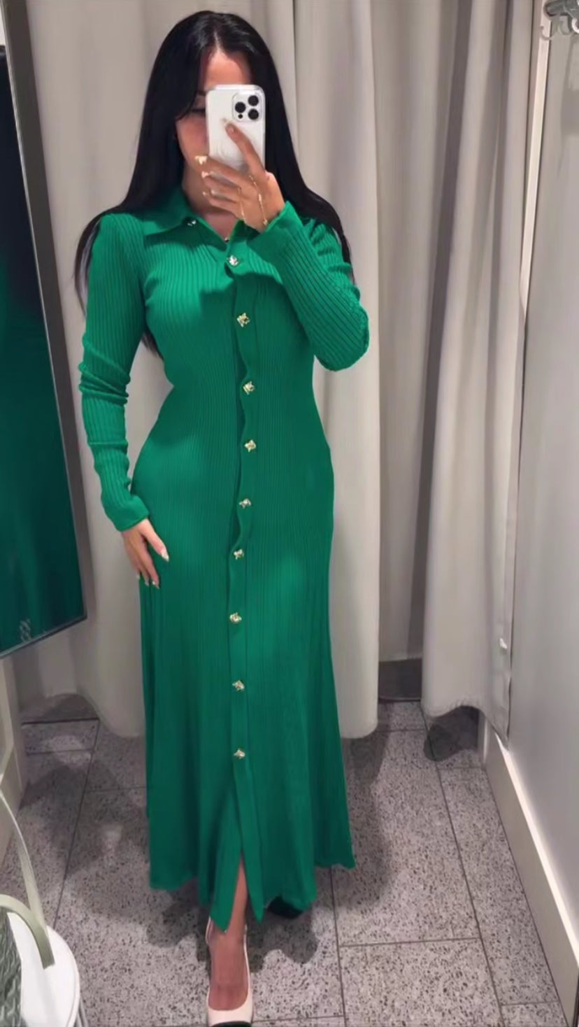 Knitwear Patterned Dress