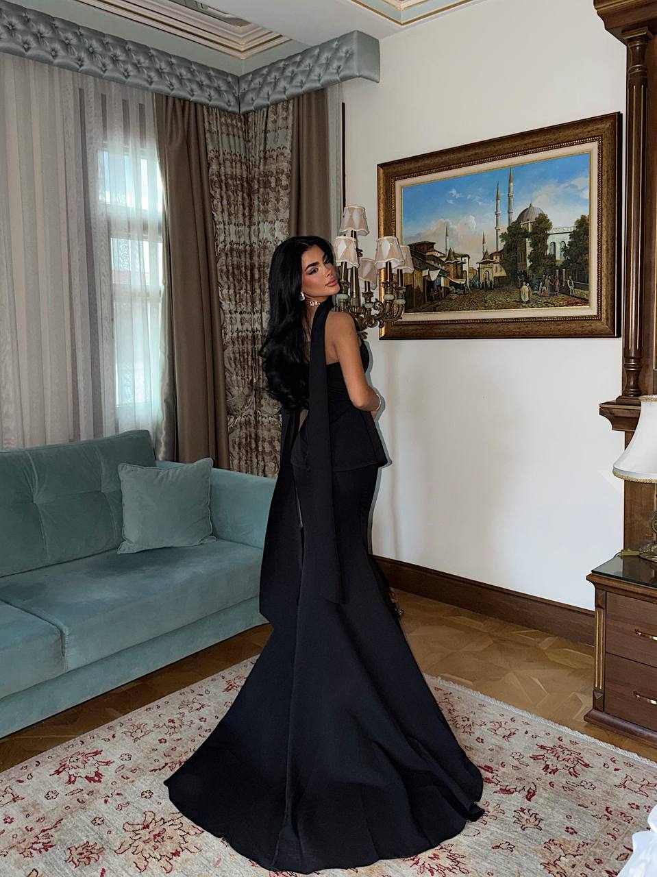 Benedita Long Scarf Dress