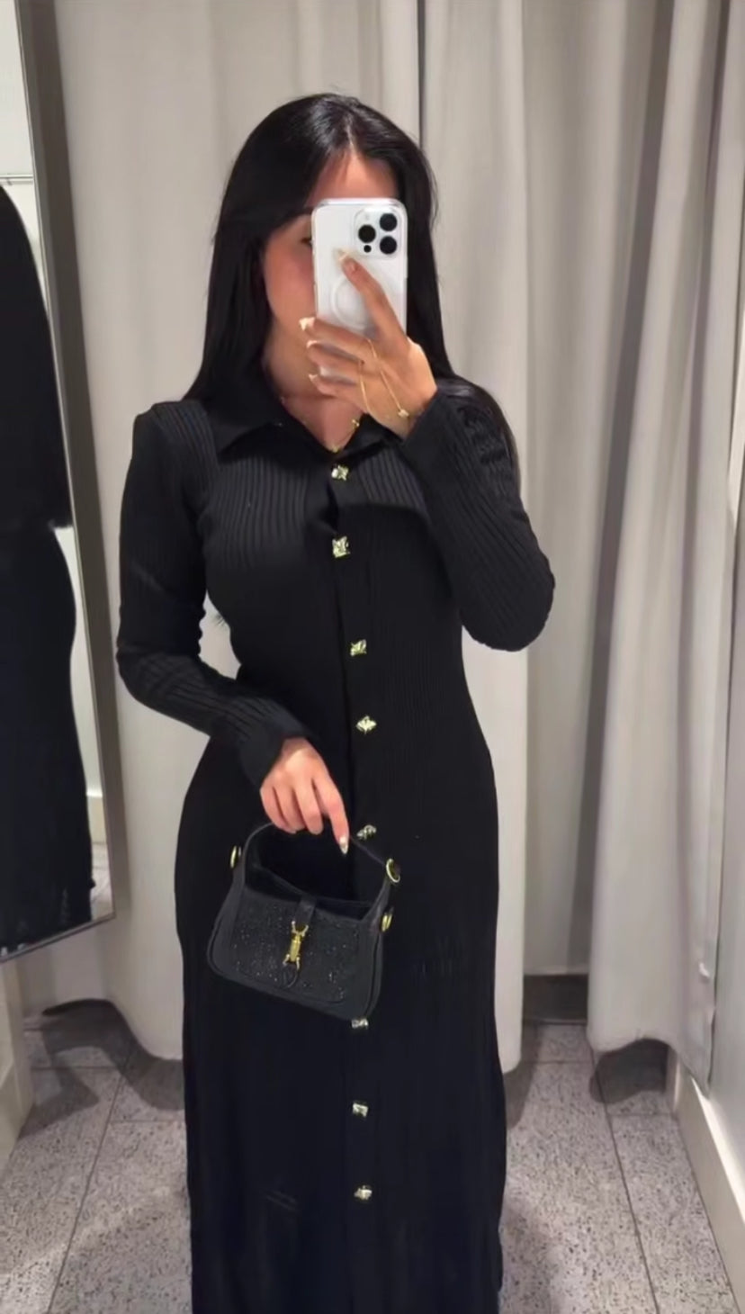 Knitwear Patterned Dress