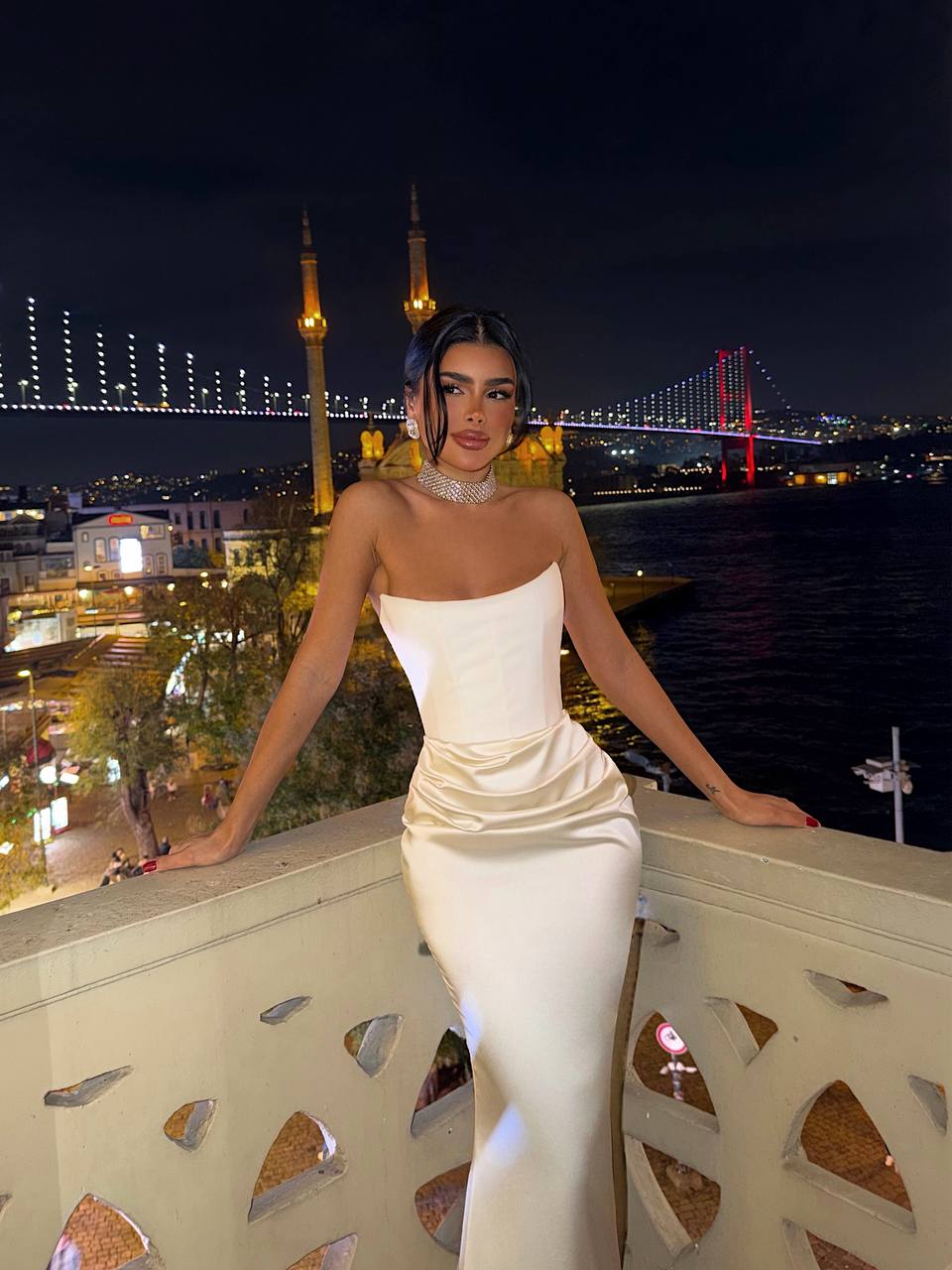 Velora Satin Dress