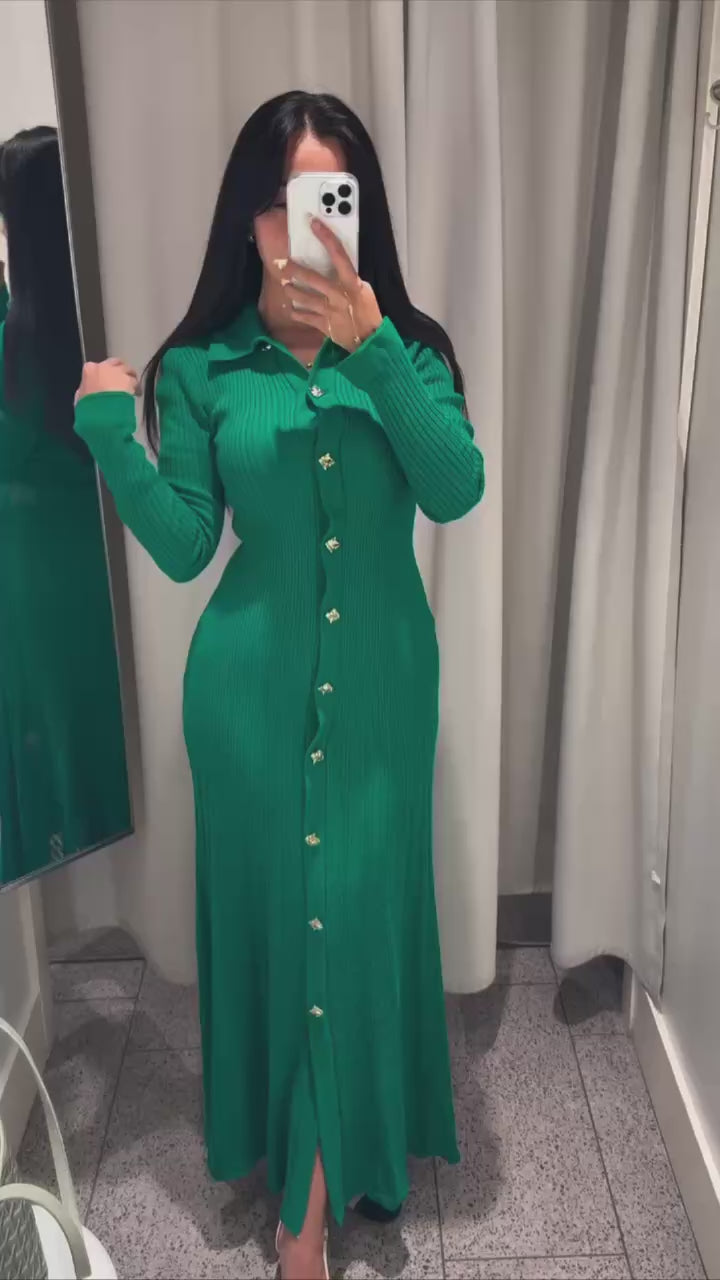 Knitwear Patterned Dress