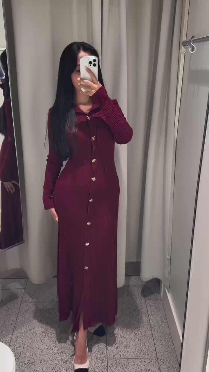 Knitwear Patterned Dress