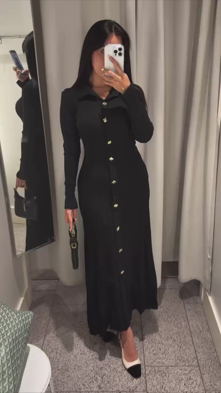 Knitwear Patterned Dress